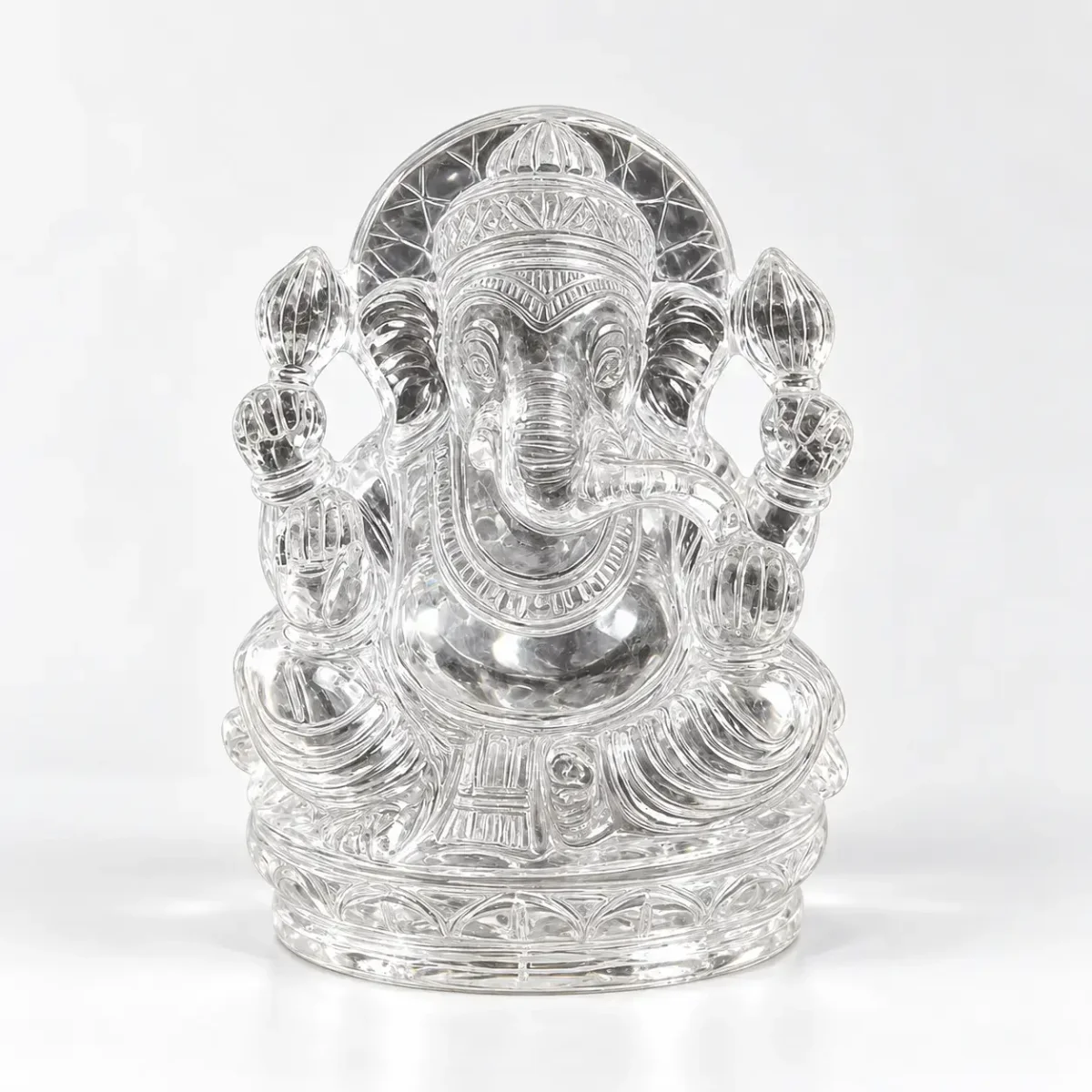 Crystal Ganesha (410 g, 2.1 Inch)
