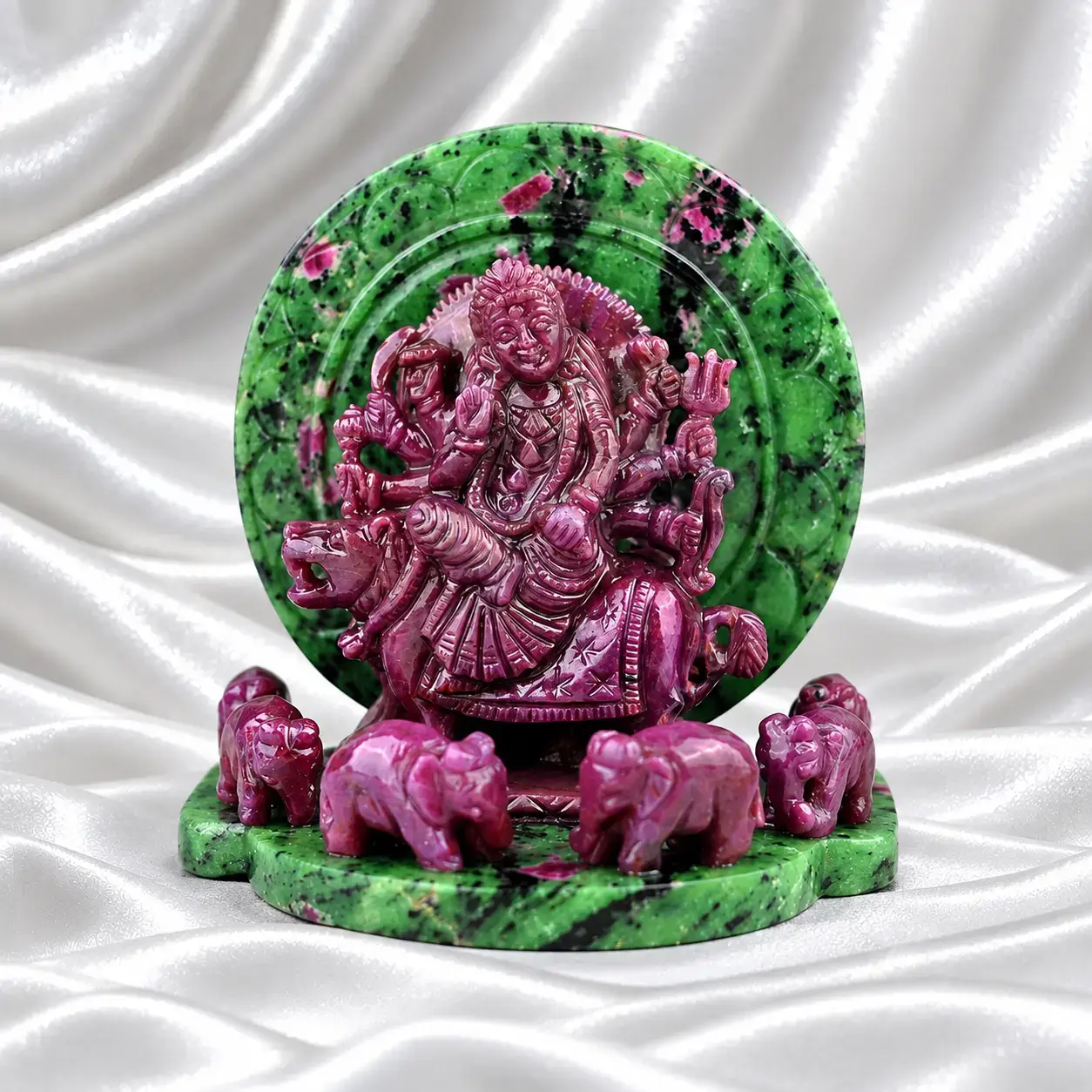 Durga Devi Ruby Idol