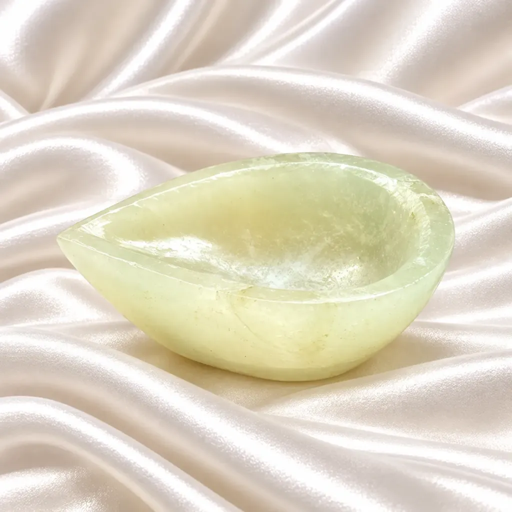 Natural Green Aventurine Diya