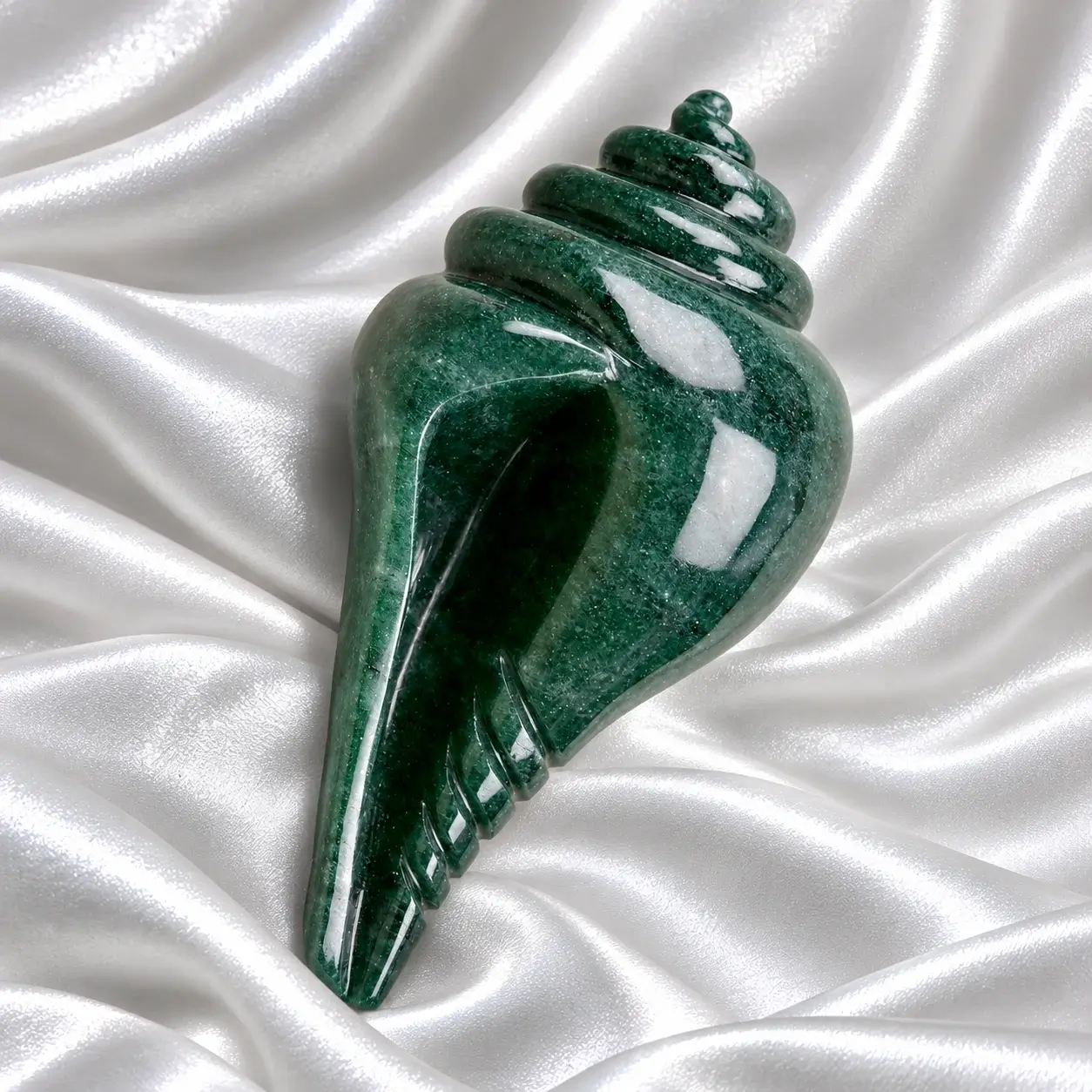 Green Aventurine Shankh