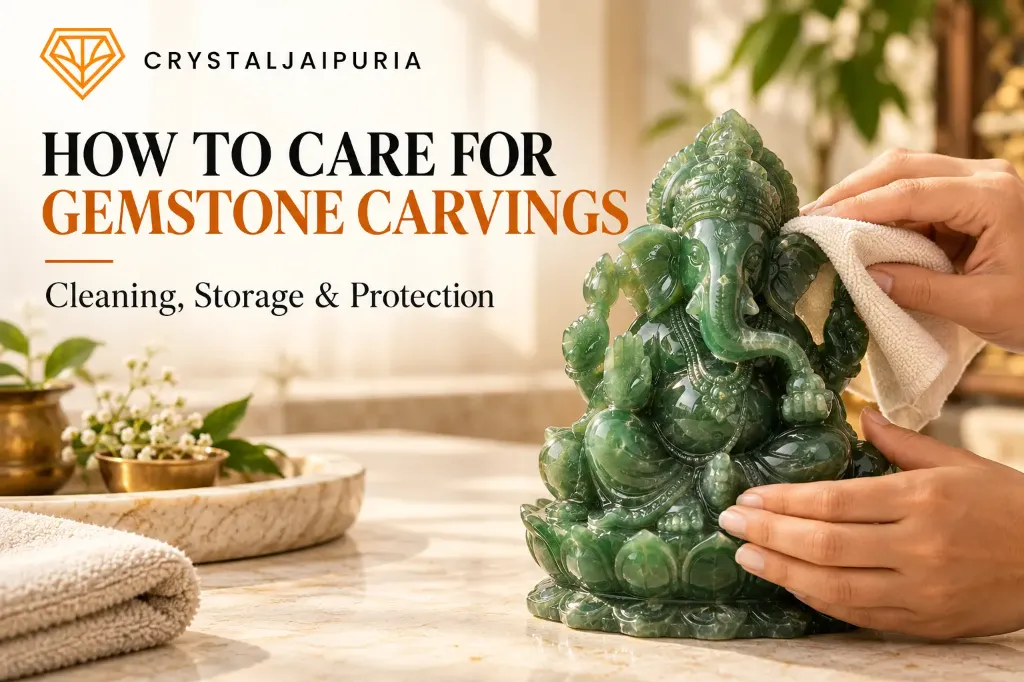 How to Care for Natural Gemstone Carvings: Cleaning and Storage Tips