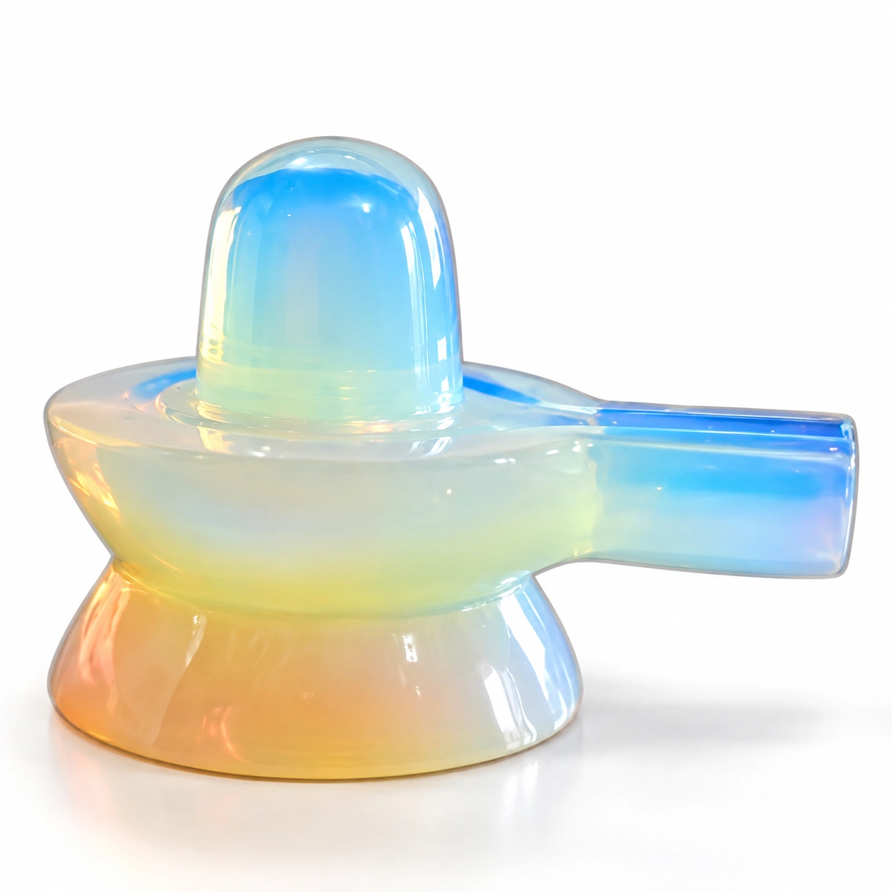 Natural Opal Stone Shivling