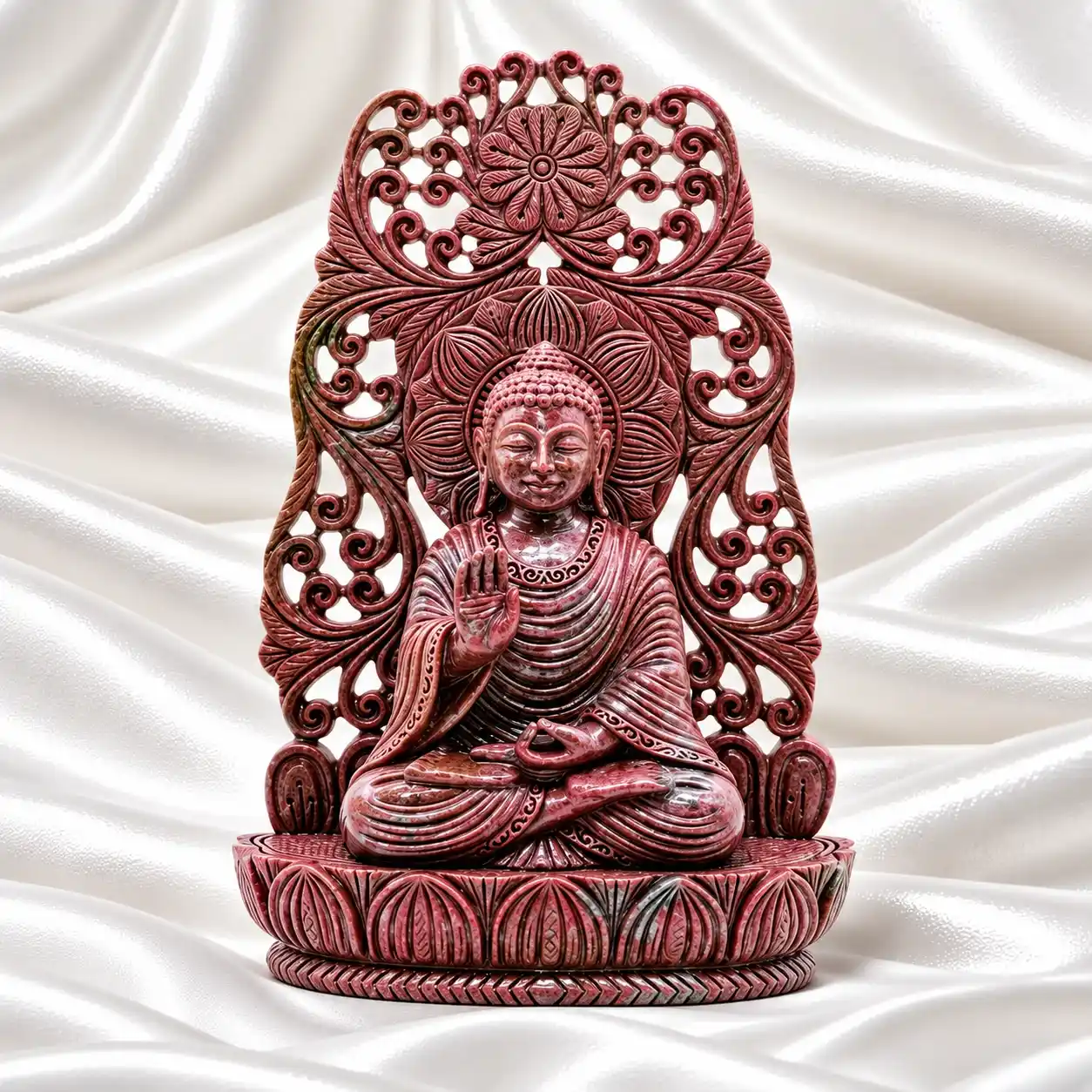 Ruby Kyanite Buddha