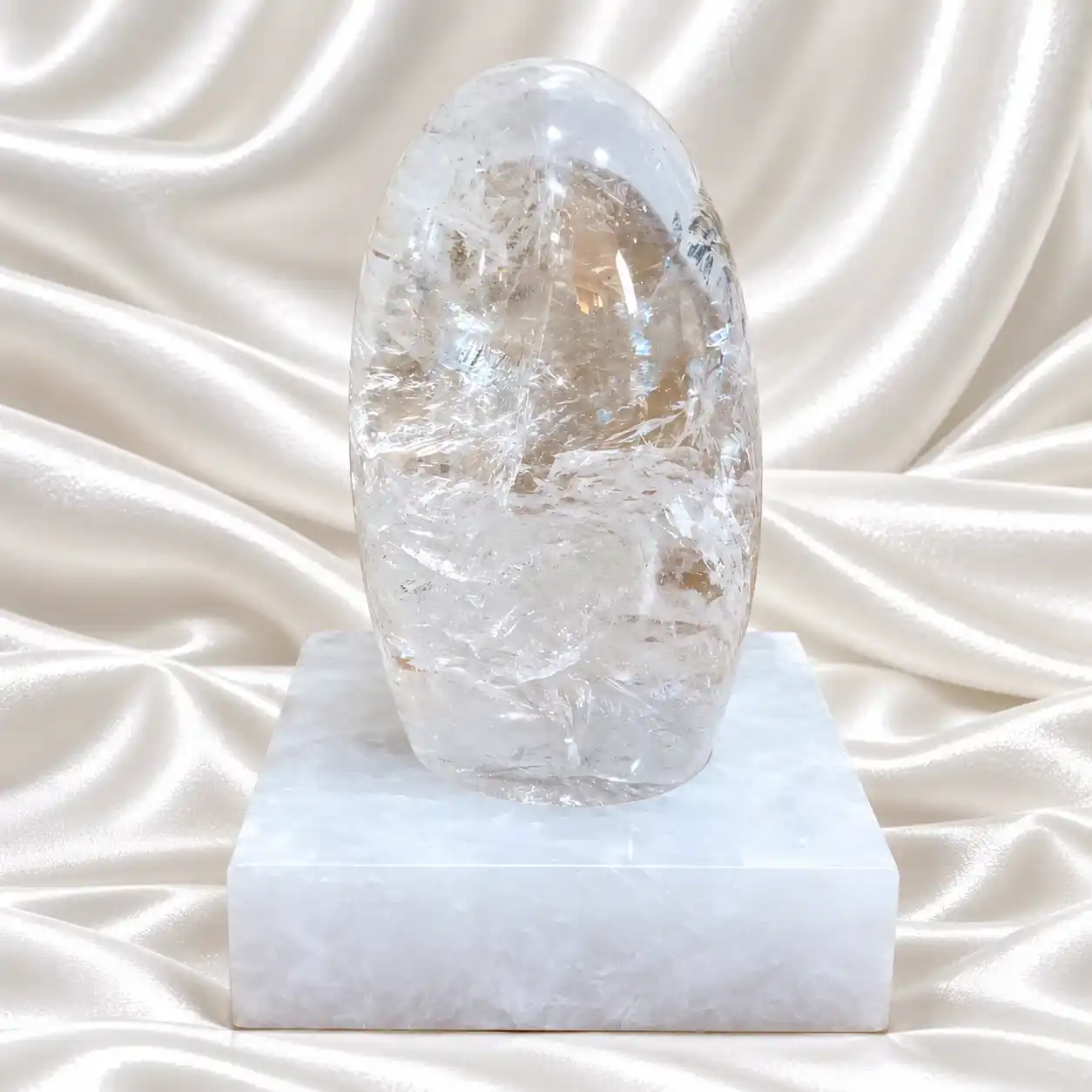 Special Sphatik Crystal Lingam for Temple
